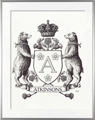 Armoiries-Logo Marque de parfums ATKINSONS