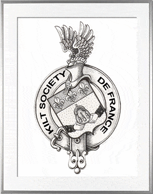 Badge KILT SOCIETY DE FRANCE