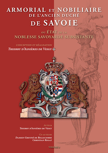 Armorial de Savoie Vol II couverture